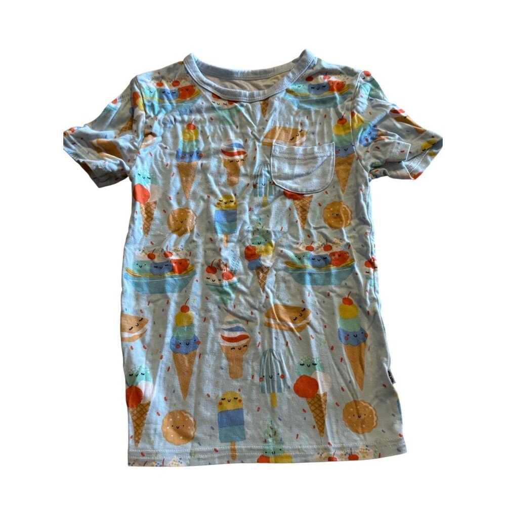 Play by Little Sleepies Ice Cream Pocket Tee 12–18 Months